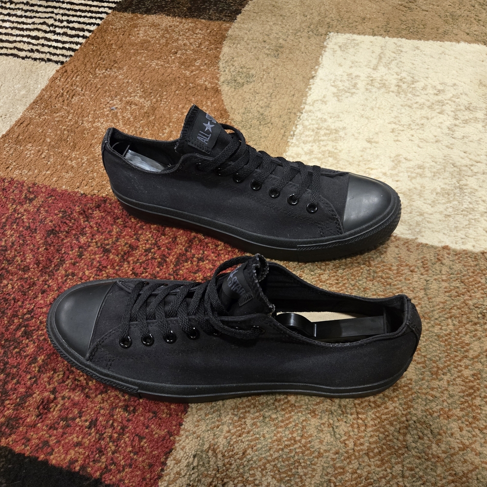 Converse All Star Black Canvas Sneakers - Picture 7 of 11